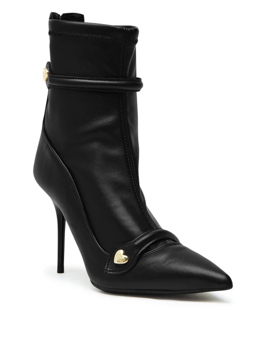 Zdjęcie produktu Love Moschino Botki | z dodatkiem skóry czarny