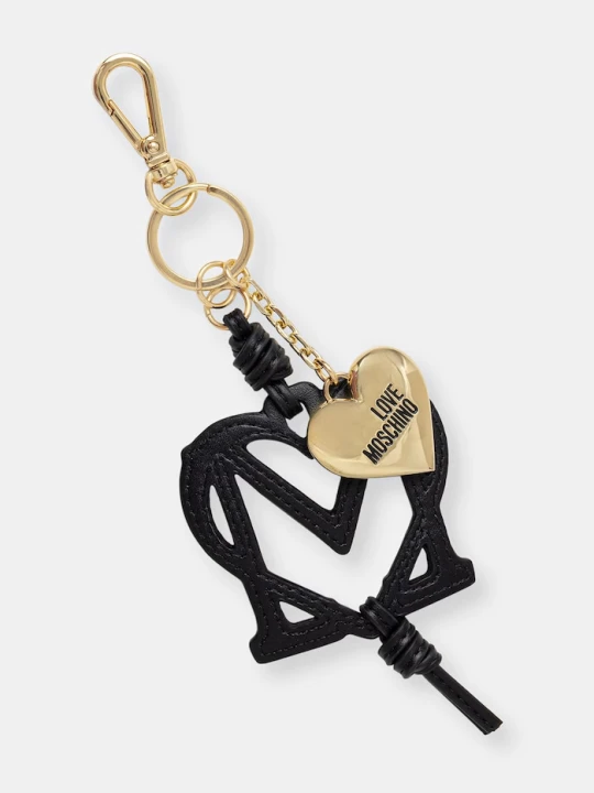 Zdjęcie produktu Love Moschino brelok damski metalowy czarny