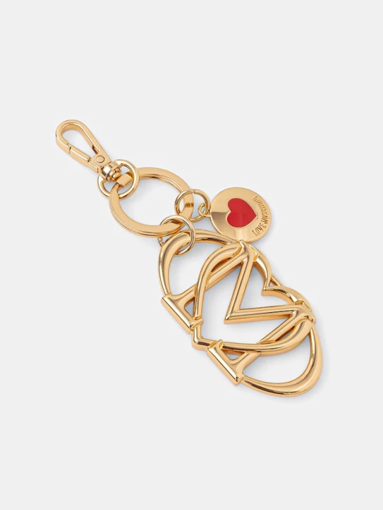 Zdjęcie produktu Love Moschino brelok damski metalowy złoty