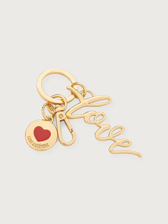 Zdjęcie produktu Love Moschino brelok damski metalowy złoty