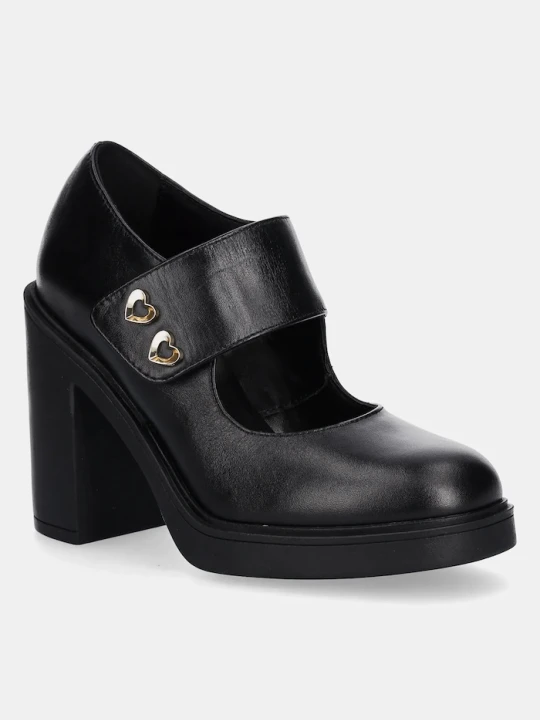 Zdjęcie produktu Love Moschino czółenka skórzane czarny