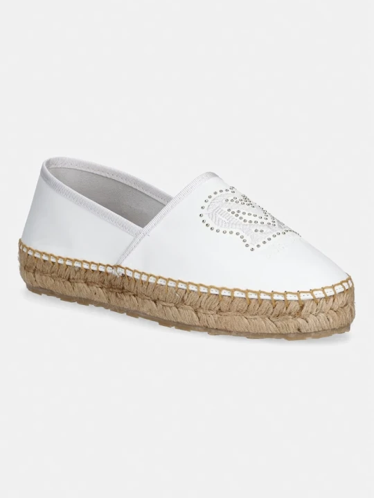 Zdjęcie produktu Love Moschino espadryle damskie skórzane biały