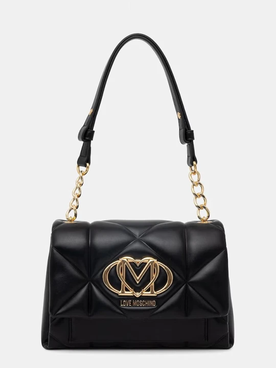 Zdjęcie produktu Love Moschino listonoszka damska z imitacji skóry czarny