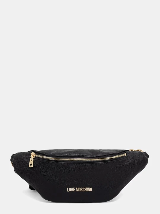 Zdjęcie produktu Love Moschino nerka damska z imitacji skóry czarny