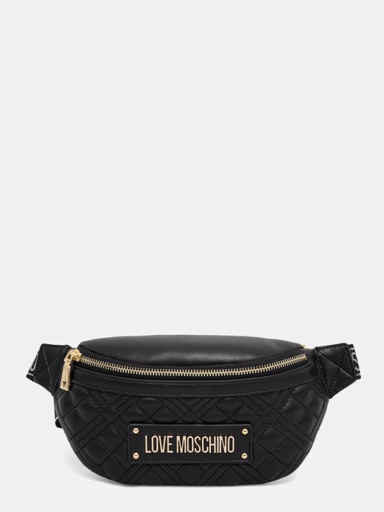 Zdjęcie produktu Love Moschino nerka damska z imitacji skóry czarny