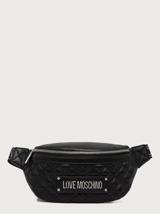 Zdjęcie produktu Love Moschino nerka damska z imitacji skóry czarny