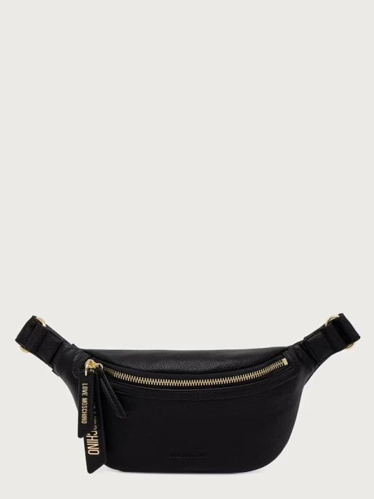 Zdjęcie produktu Love Moschino nerka damska z imitacji skóry czarny