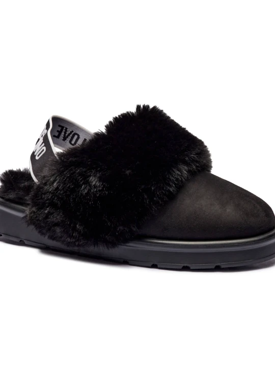 Zdjęcie produktu Love Moschino Obuwie domowe | shearling czarny