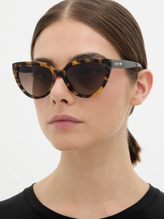 Zdjęcie produktu Love Moschino okulary przeciwsłoneczne damskie brązowy