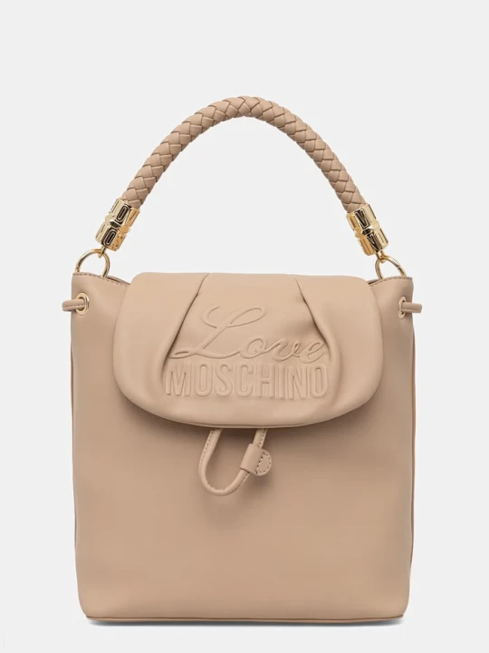 Zdjęcie produktu Love Moschino plecak damski beżowy