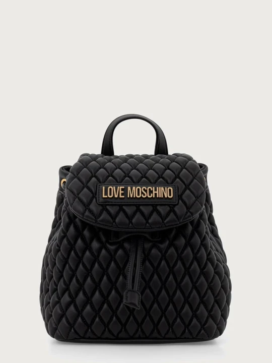 Zdjęcie produktu Love Moschino plecak damski z imitacji skóry czarny