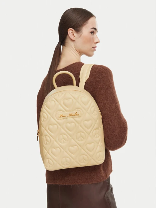 Zdjęcie produktu LOVE MOSCHINO Plecak JC4264PP0PKQ0129 Beżowy