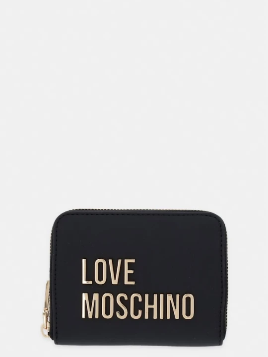 Zdjęcie produktu Love Moschino portfel damski z imitacji skóry czarny