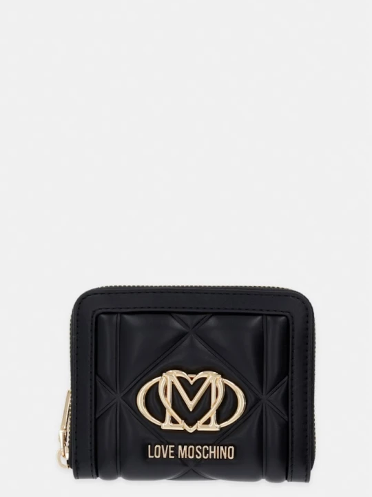 Zdjęcie produktu Love Moschino portfel damski z imitacji skóry czarny