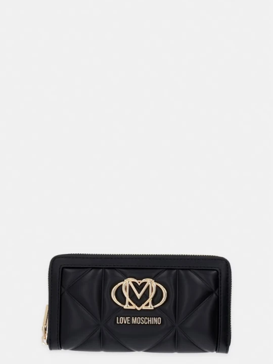 Zdjęcie produktu Love Moschino portfel damski z imitacji skóry czarny