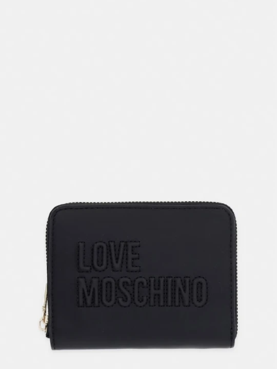Zdjęcie produktu Love Moschino portfel damski z imitacji skóry czarny