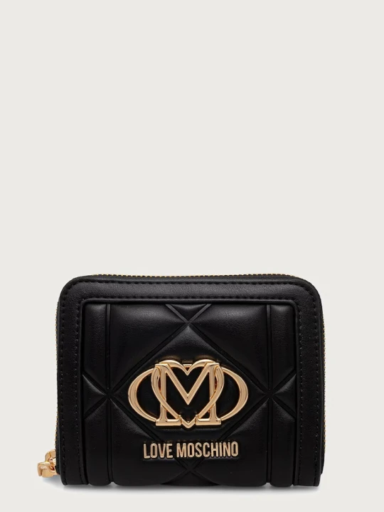 Zdjęcie produktu Love Moschino portfel damski z imitacji skóry czarny