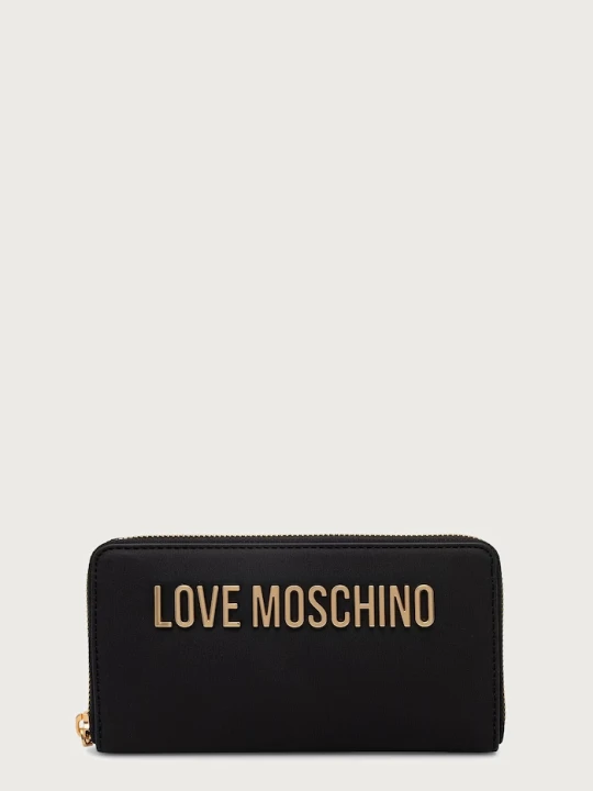 Zdjęcie produktu Love Moschino portfel damski z imitacji skóry czarny