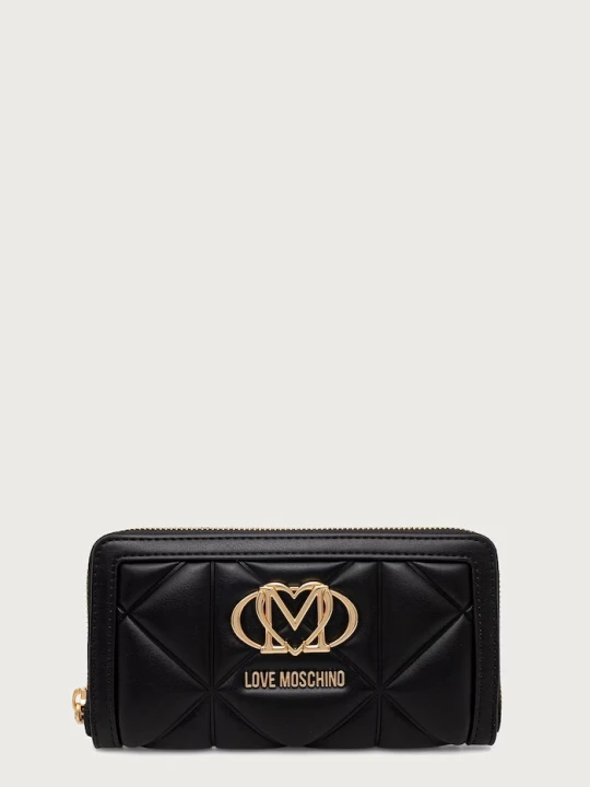 Zdjęcie produktu Love Moschino portfel damski z imitacji skóry czarny