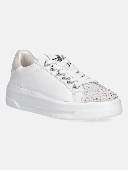 Zdjęcie produktu Love Moschino sneakersy skórzane biały