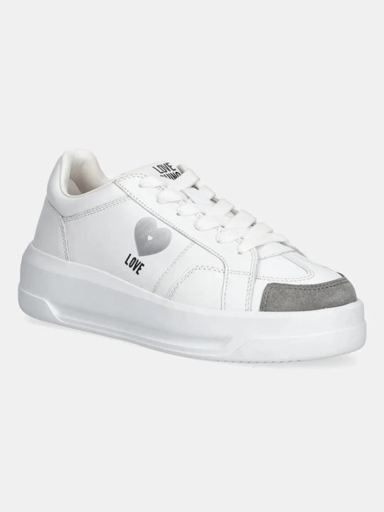 Zdjęcie produktu Love Moschino sneakersy skórzane biały