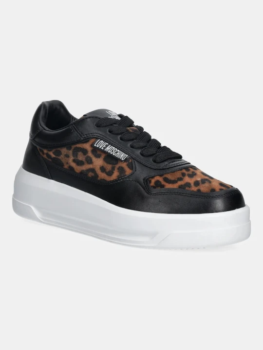 Zdjęcie produktu Love Moschino sneakersy skórzane czarny
