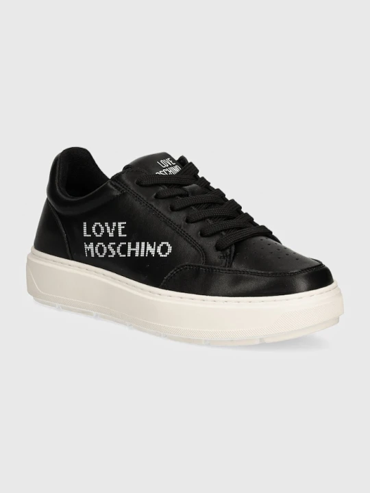 Zdjęcie produktu Love Moschino sneakersy skórzane czarny