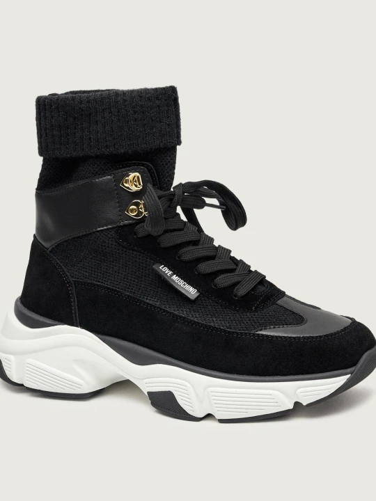 Zdjęcie produktu Love Moschino Sneakersy STARDUST60 | zamsz czarny