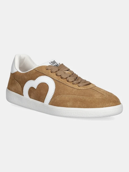 Zdjęcie produktu Love Moschino sneakersy zamszowe beżowy