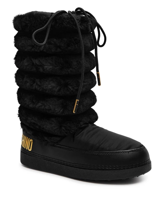 Zdjęcie produktu Love Moschino Śniegowce | shearling czarny