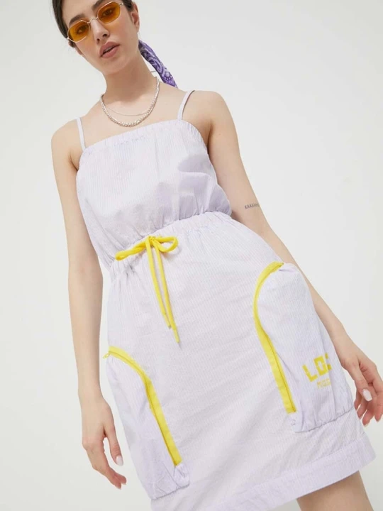 Zdjęcie produktu Love Moschino sukienka fioletowy