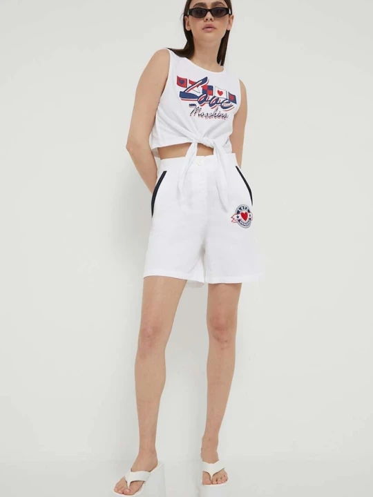 Zdjęcie produktu Love Moschino szorty bawełniane biały
