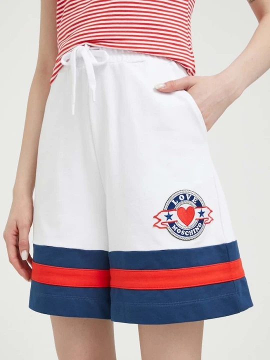 Zdjęcie produktu Love Moschino szorty bawełniane biały