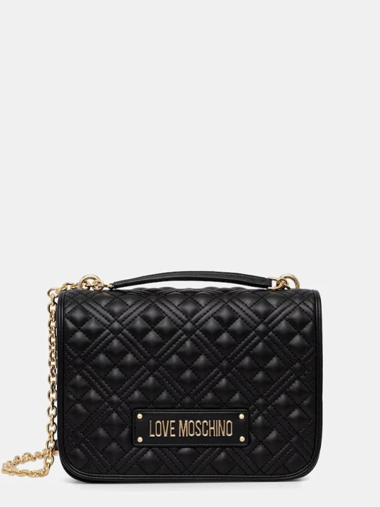 Zdjęcie produktu Love Moschino torebka crossbody damska z imitacji skóry czarny