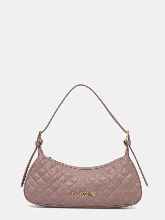 Zdjęcie produktu Love Moschino torebka bagietka damska z imitacji skóry różowy