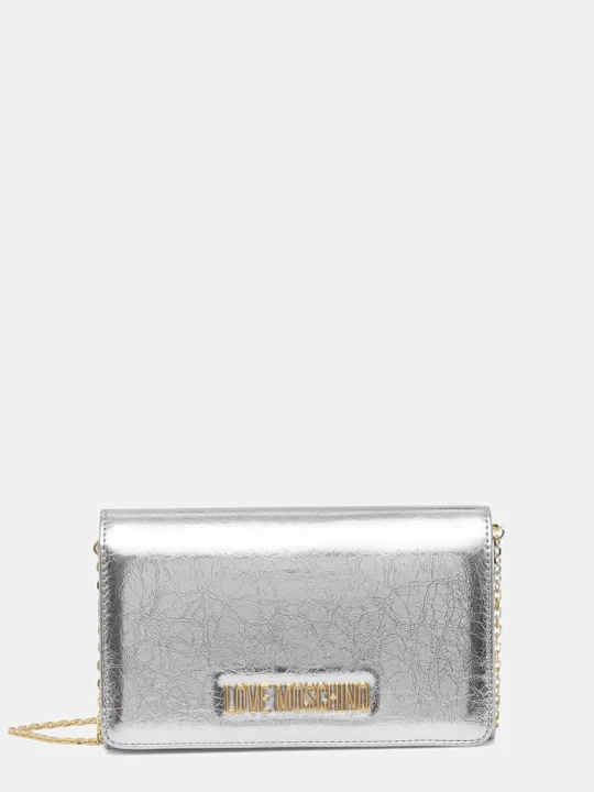 Zdjęcie produktu Love Moschino torebka crossbody damska srebrny
