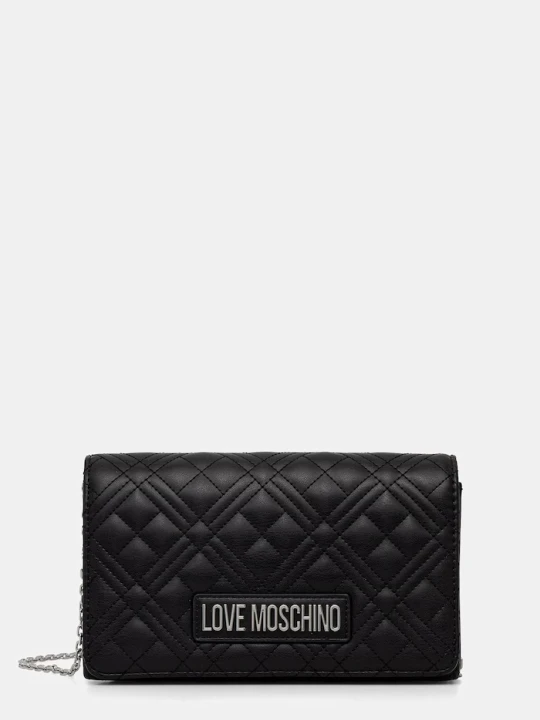 Zdjęcie produktu Love Moschino torebka crossbody damska z imitacji skóry czarny