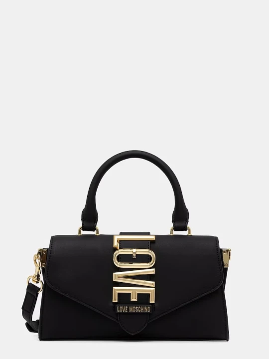 Zdjęcie produktu Love Moschino torebka crossbody damska z imitacji skóry czarny