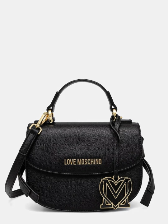 Zdjęcie produktu Love Moschino torebka crossbody damska z imitacji skóry czarny
