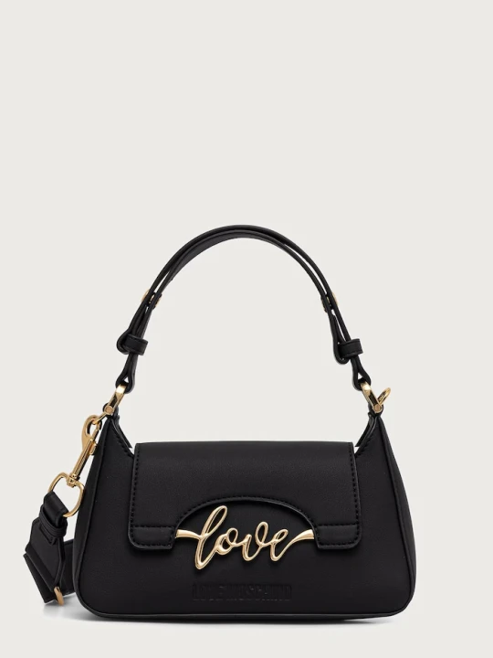 Zdjęcie produktu Love Moschino torebka crossbody damska z imitacji skóry czarny