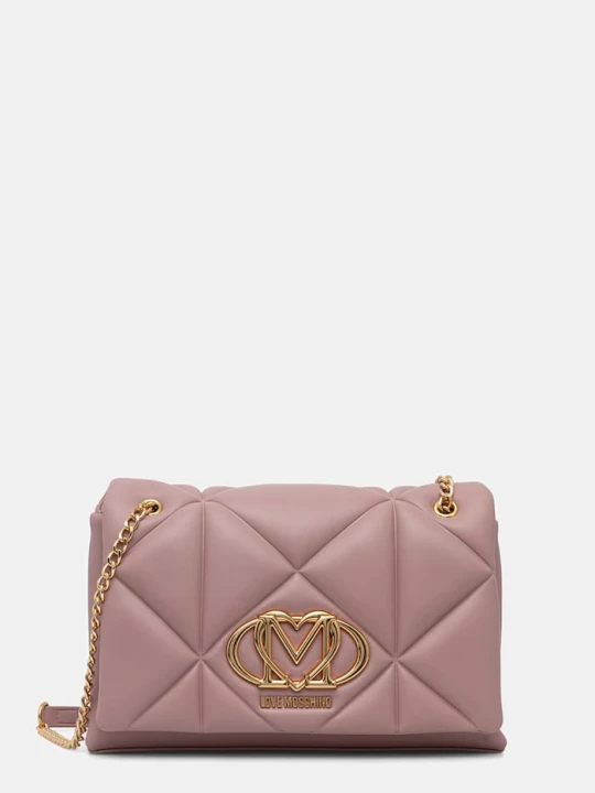 Zdjęcie produktu Love Moschino torebka damska z imitacji skóry różowy