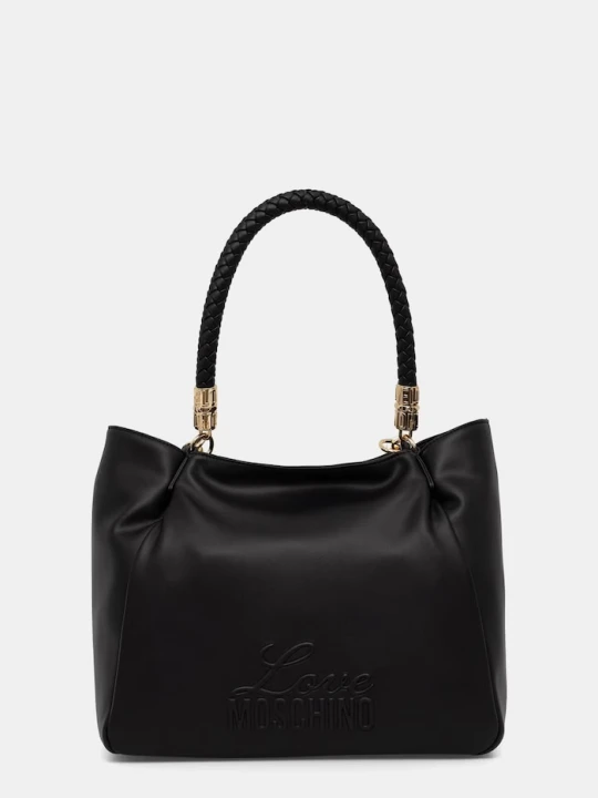 Zdjęcie produktu Love Moschino torebka damska z imitacji skóry czarny