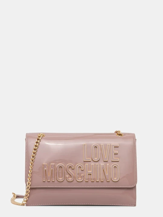 Zdjęcie produktu Love Moschino torebka damska z imitacji skóry różowy