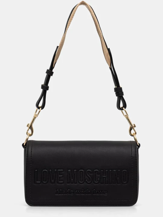 Zdjęcie produktu Love Moschino torebka damska z imitacji skóry czarny