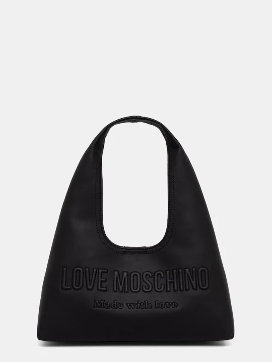 Zdjęcie produktu Love Moschino torebka hobo damska z imitacji skóry czarny