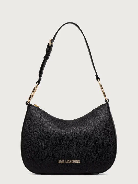 Zdjęcie produktu Love Moschino torebka hobo damska z imitacji skóry czarny