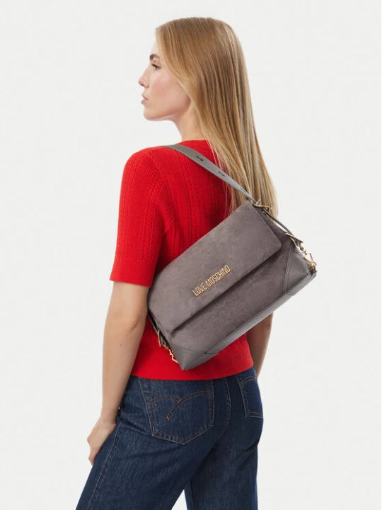 Zdjęcie produktu LOVE MOSCHINO Torebka JC4092PP0PLD101A Szary