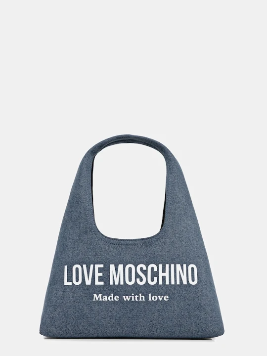 Zdjęcie produktu Love Moschino torebka jeansowa granatowy