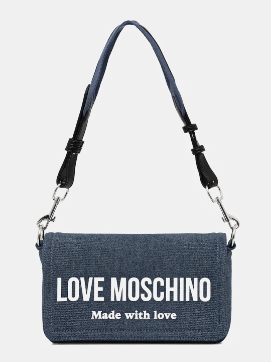 Zdjęcie produktu Love Moschino torebka jeansowa granatowy