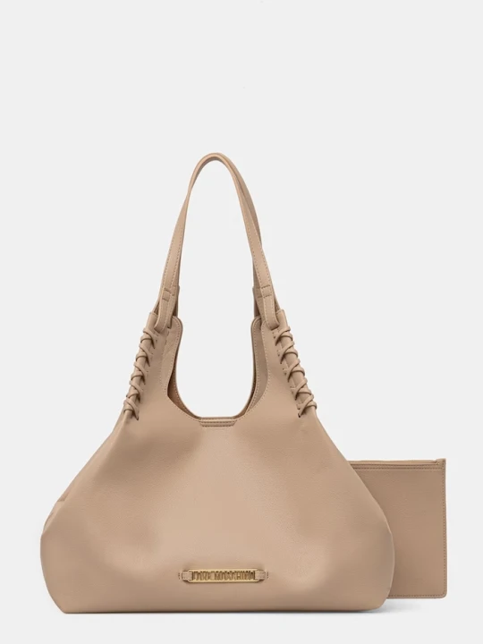 Zdjęcie produktu Love Moschino torebka shopper damska beżowy